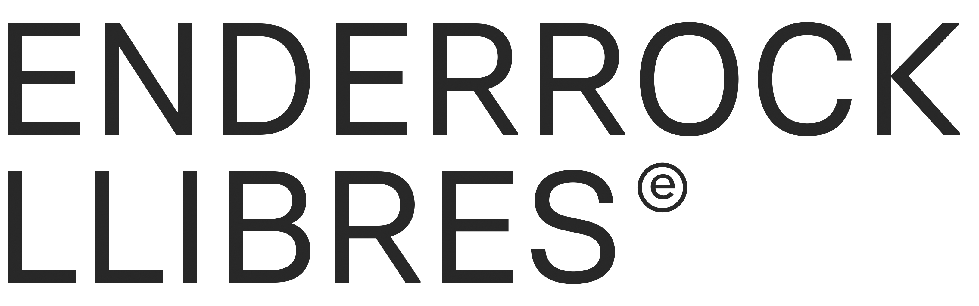 Logotip de Enderrock Llibres