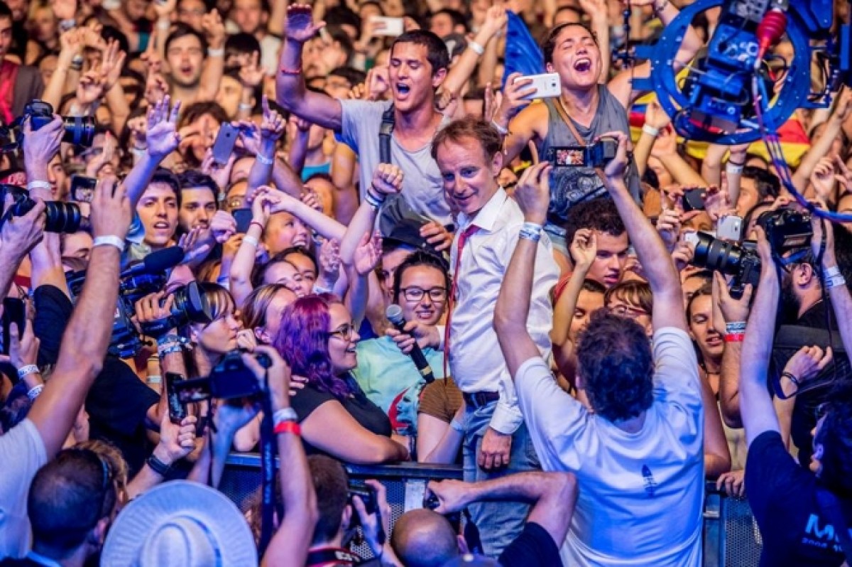 Lluís Gavaldà (Els Pets) al Canet Rock 2016