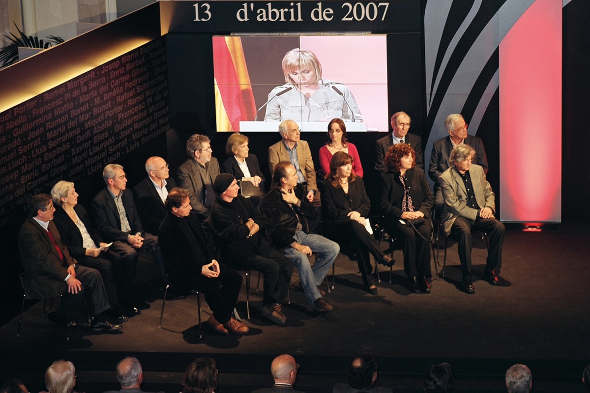 Els Setze Jutges al Parlament el 13 d'abril de 2007