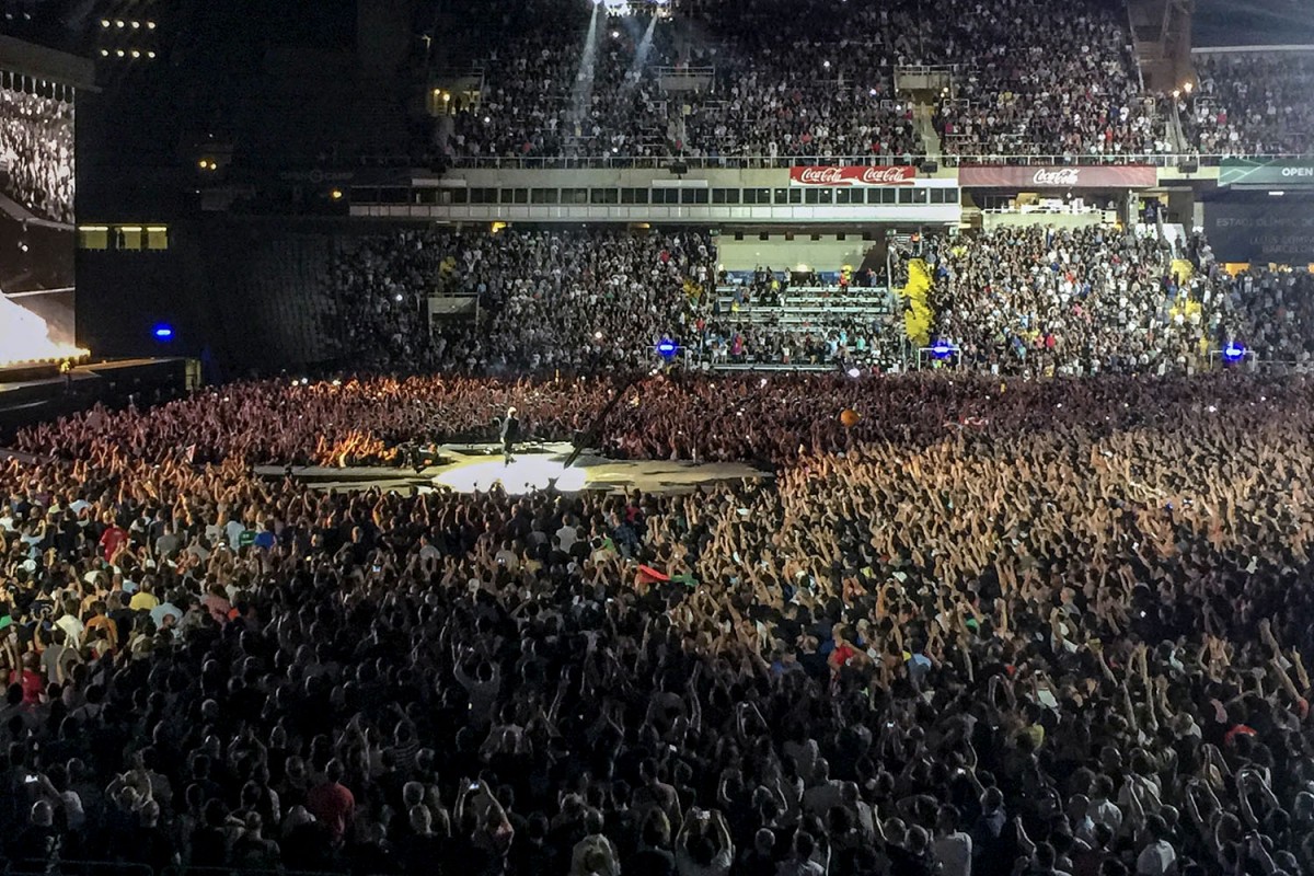 L'estadi Olímpic Lluís Companys en un concert