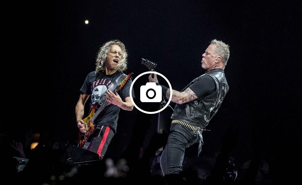 Kirk Hammett i James Hetfield de Metallica