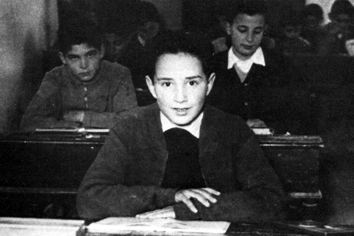 Lluís Llach amb nou anys a La Salle de Figueres