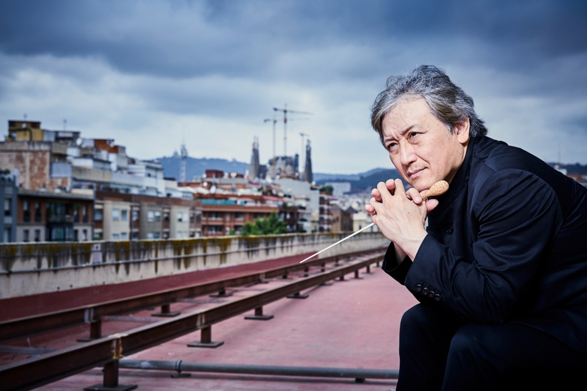 Kazushi Ono, a la teulada de L'Auditori de Barcelona