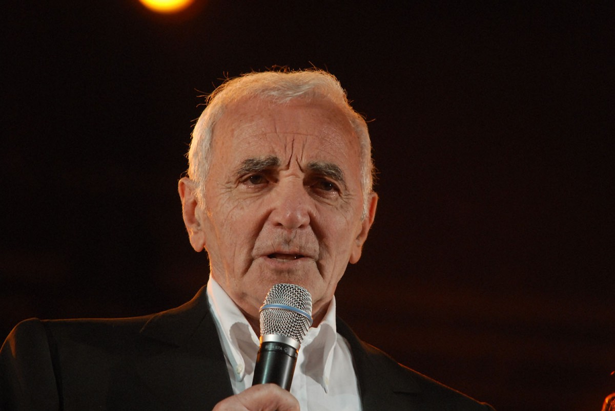 Charles Aznavour al festival Les Méditerranéennes de Leucate el 2008