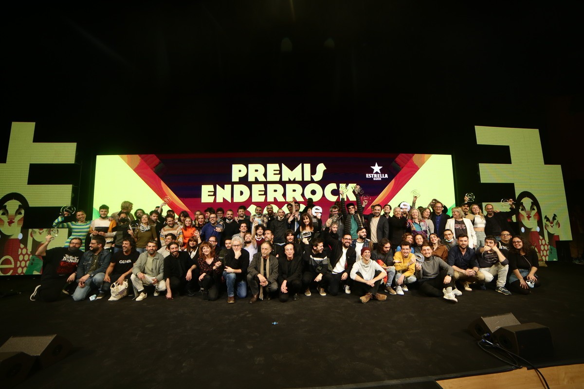 Els guardonats als Premis Enderrock 2022
