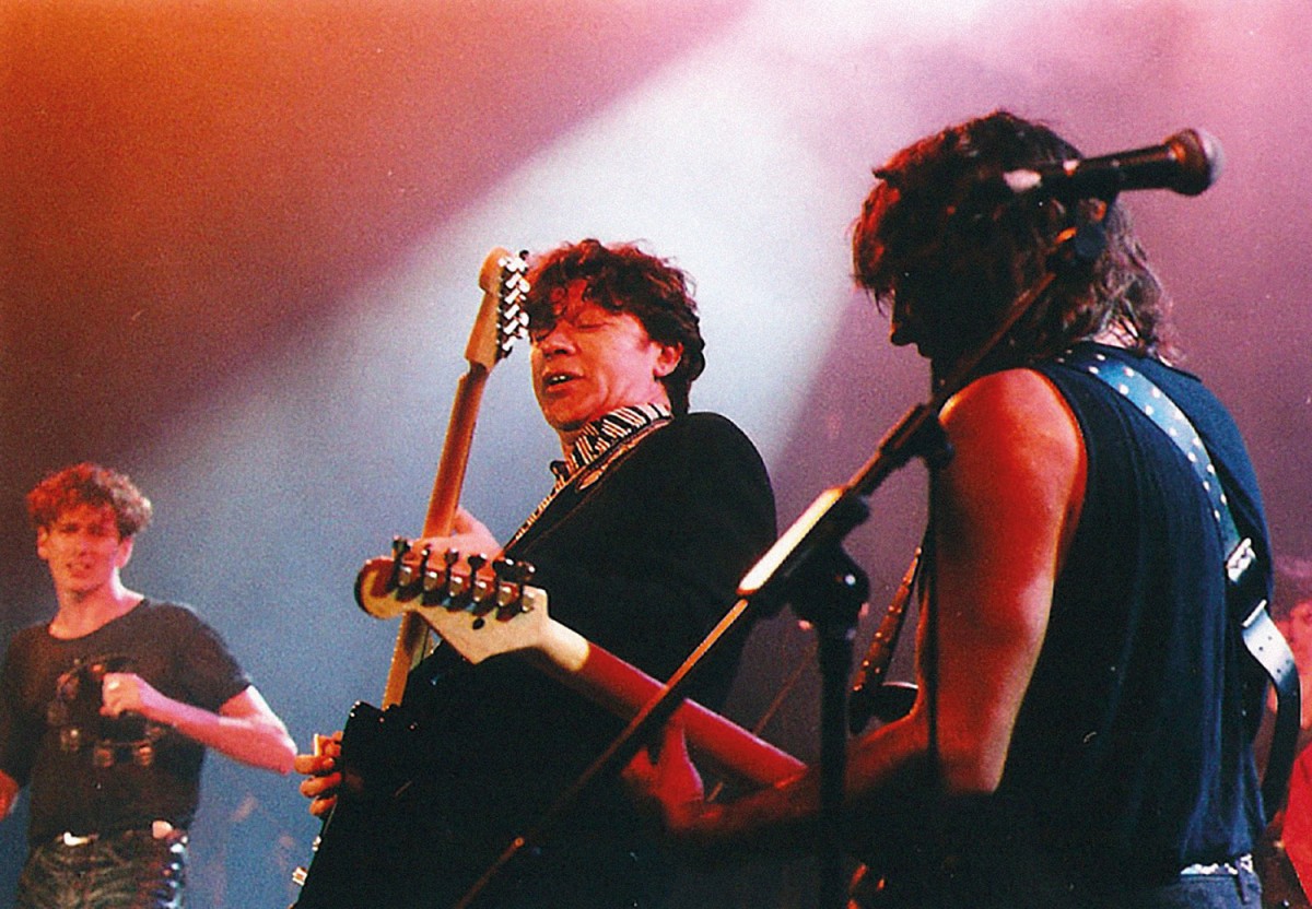 Robbie Roberson amb Sau, en directe el 9 de juliol de 1992