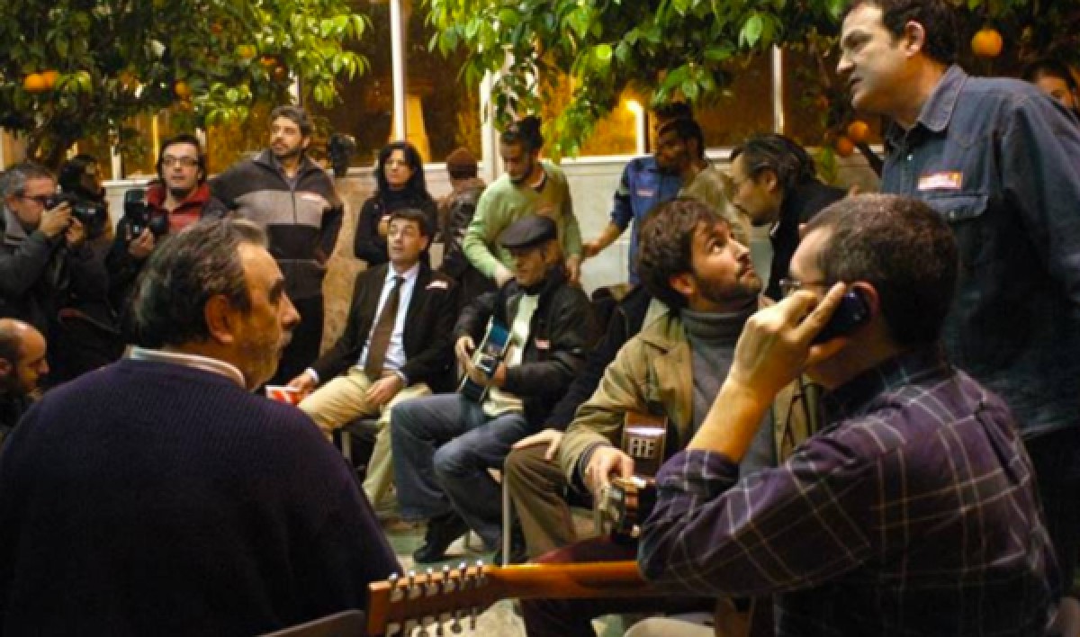 Tancada de músics valencians