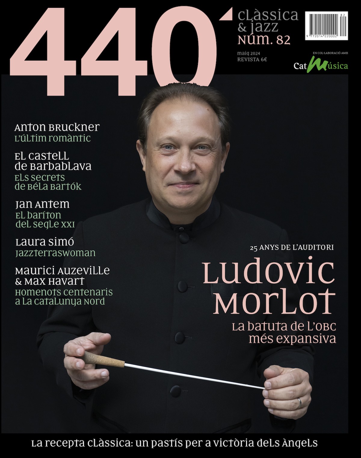 Ludovic Morlot a la portada de 440Clàssica&Jazz 82