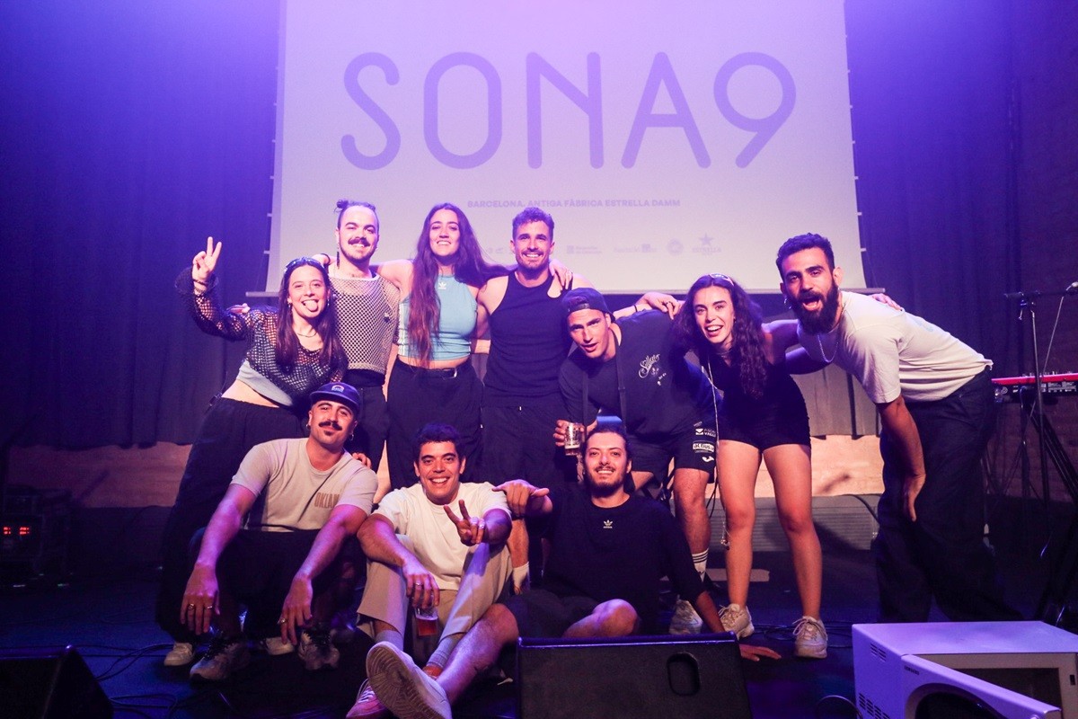 Hereus del Beat, Sordida i Partiperes a la setè Concert Preliminar del Sona9 2024 a l'Antiga Fàbrica Estrella Damm (Barcelona)