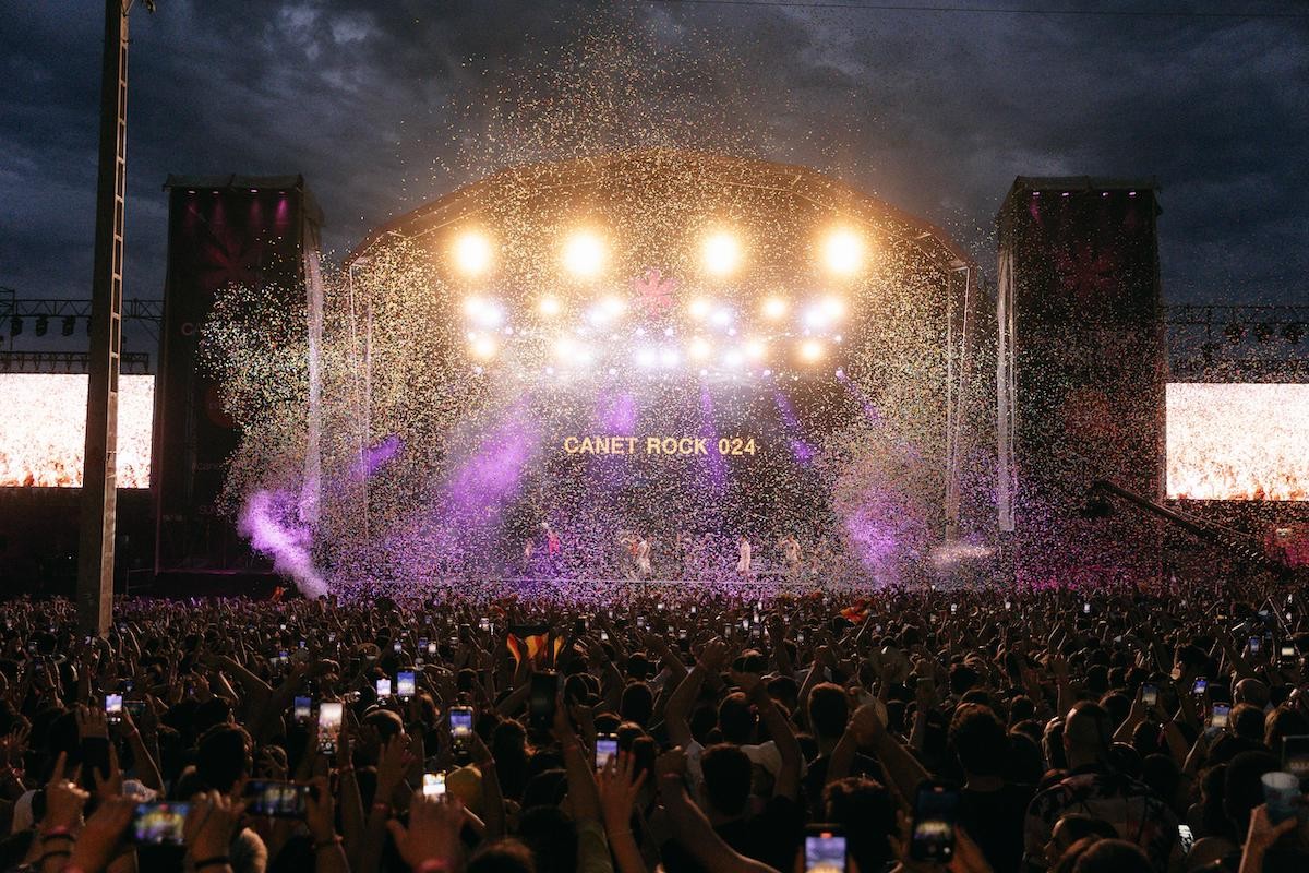 L'escenari del Canet Rock 2024