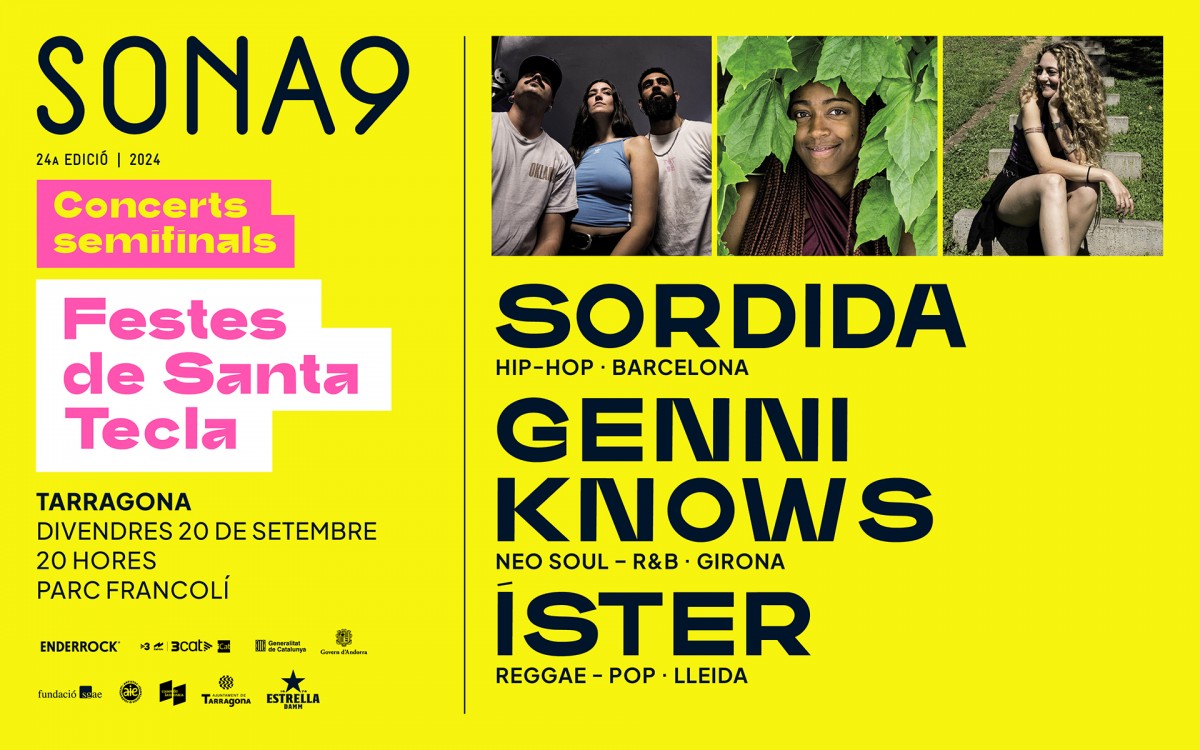 Segona semifinal del Sona9 2024 a l'Acústica de Figueres amb Mon Joan Tiquat, Àgueda Segrelles i Ouineta