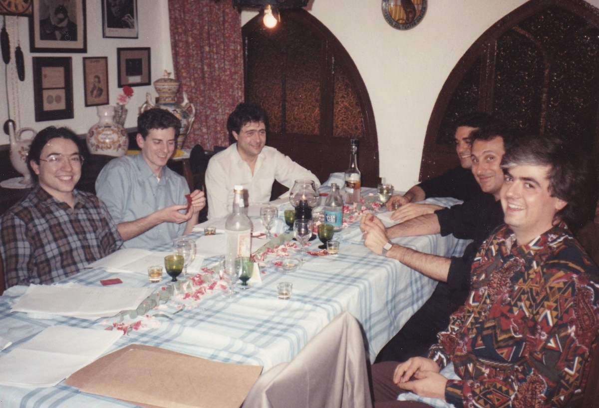 El fundador de Picap, Joan-Carles Doval, amb alguns dels artistes que han format part del catàleg de Picap