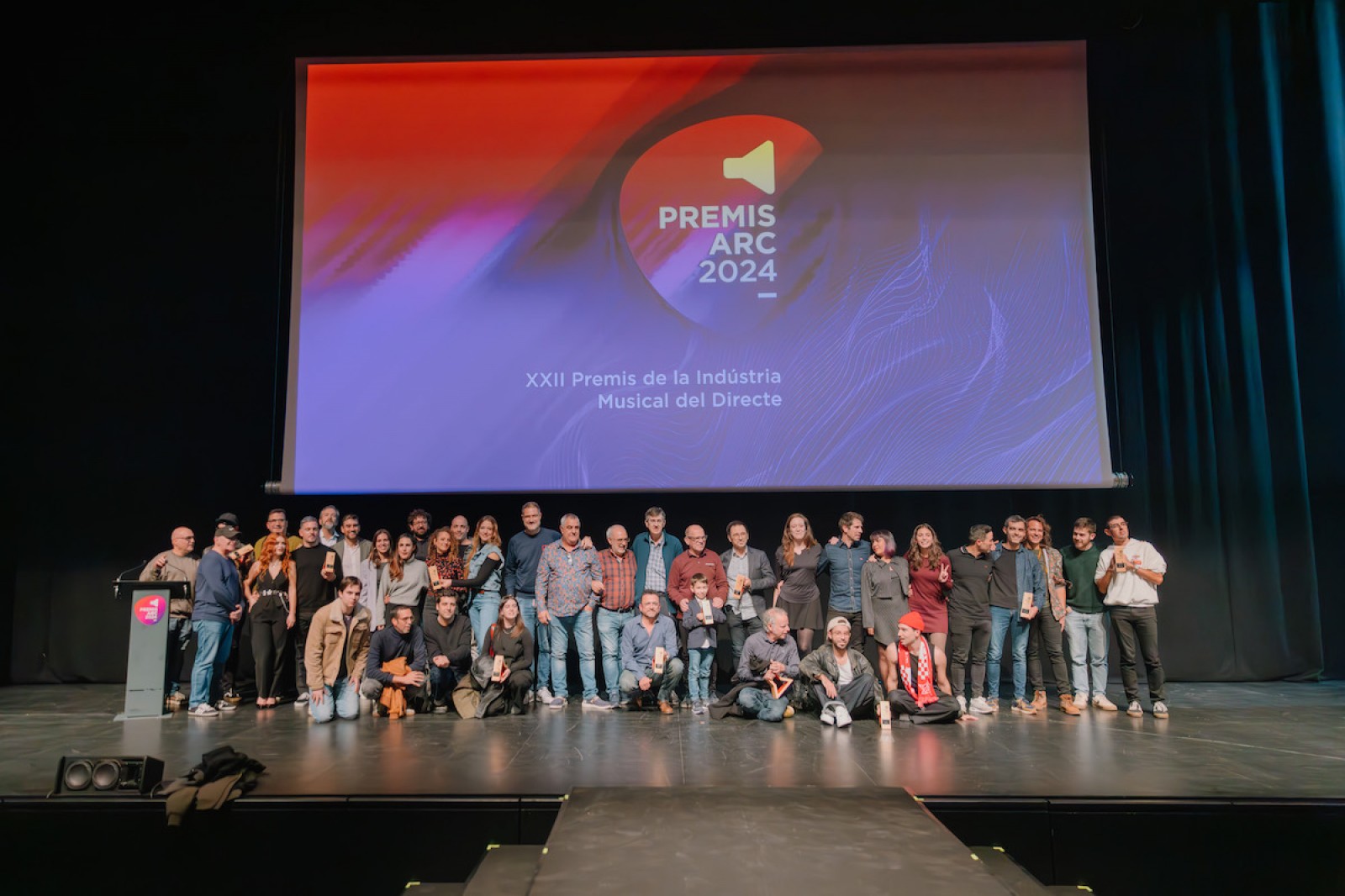 Foto de família dels Premis ARC 2024