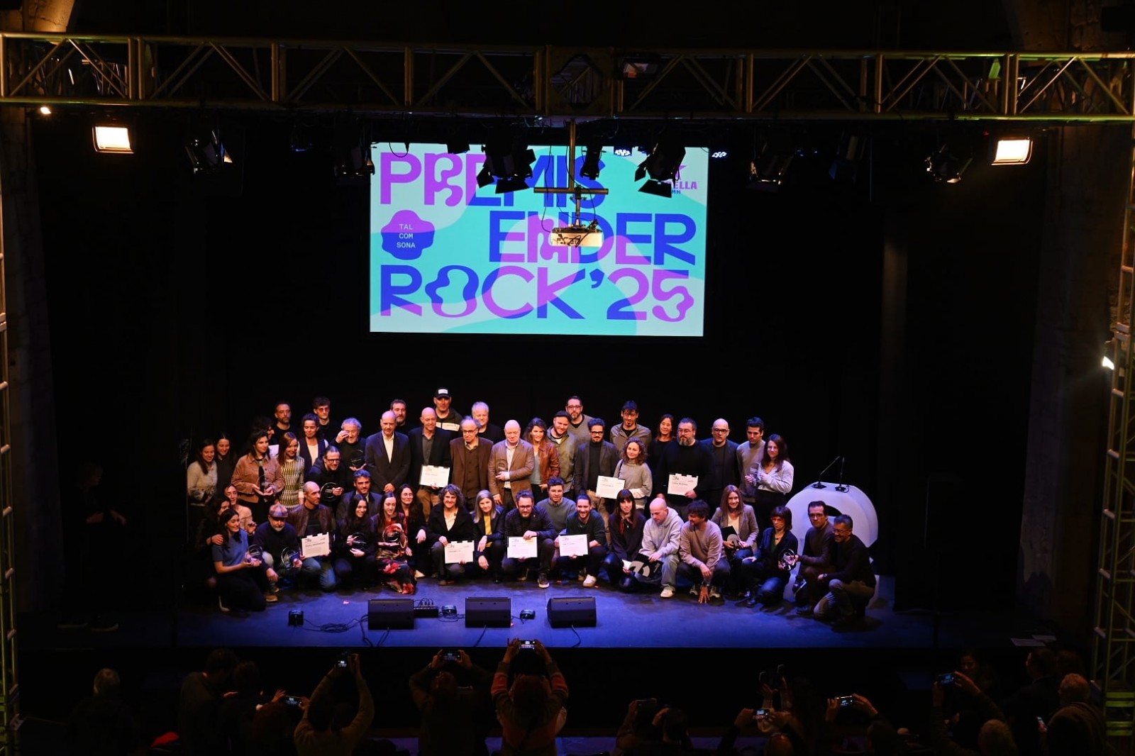 Foto final dels Premis Enderrock-440 2025