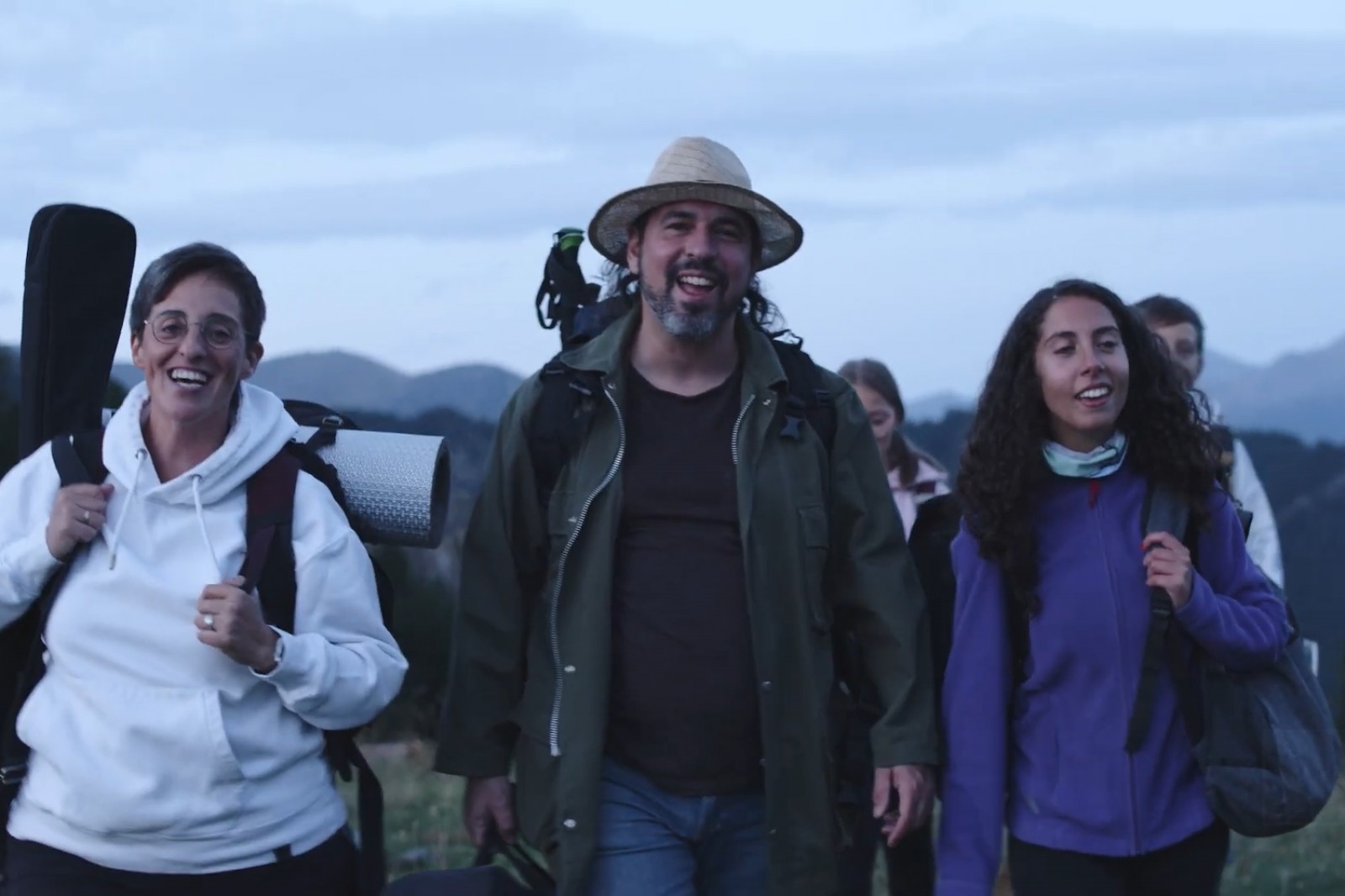 Juli Barrero al videoclip «Sota el cel del Pirineu»
