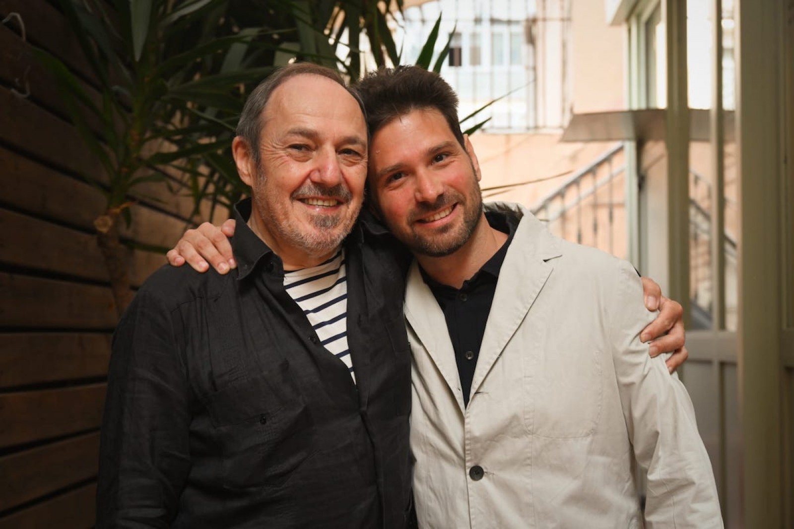 Pere Camps i Marçal Girbau, l'antic i el futur director del BarnaSants