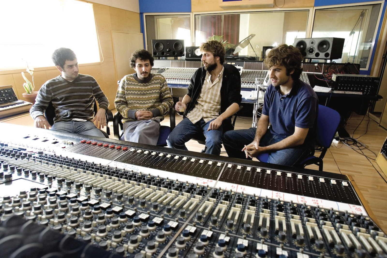 Manel a l'Estudi MusicLan el 2007