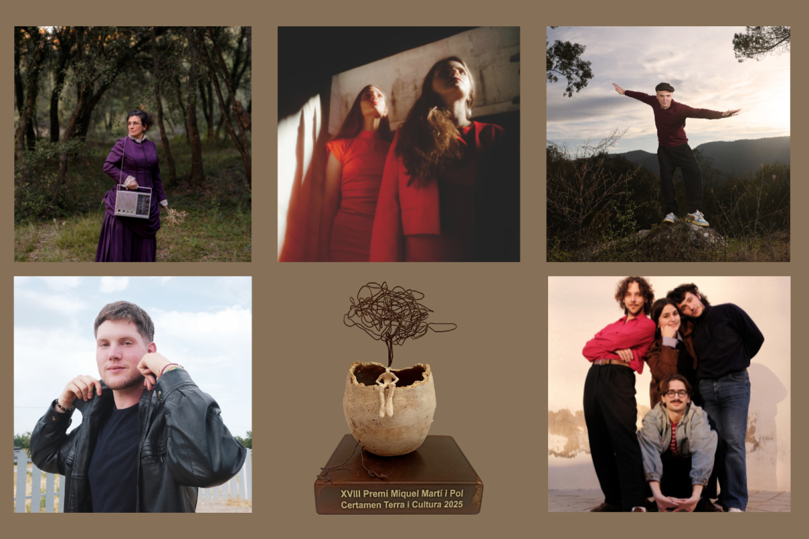 Els cinc finalistes del Terra i Cultura 2025