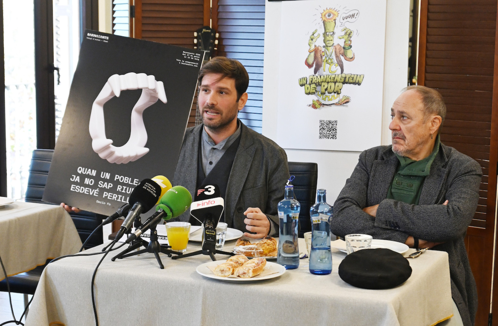 Marçal Girbau i Pere Camps presentant a la premsa el BarnaSants 2026