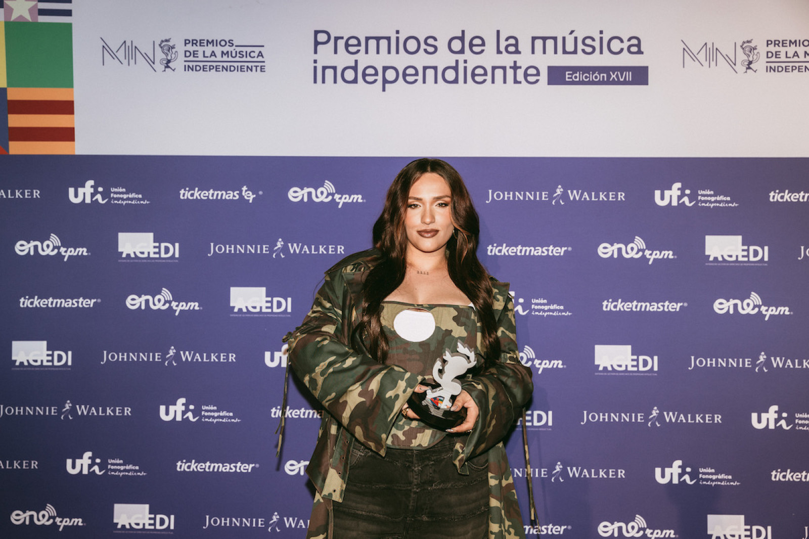 Lia Kali, l'any passat, als Premios MIN