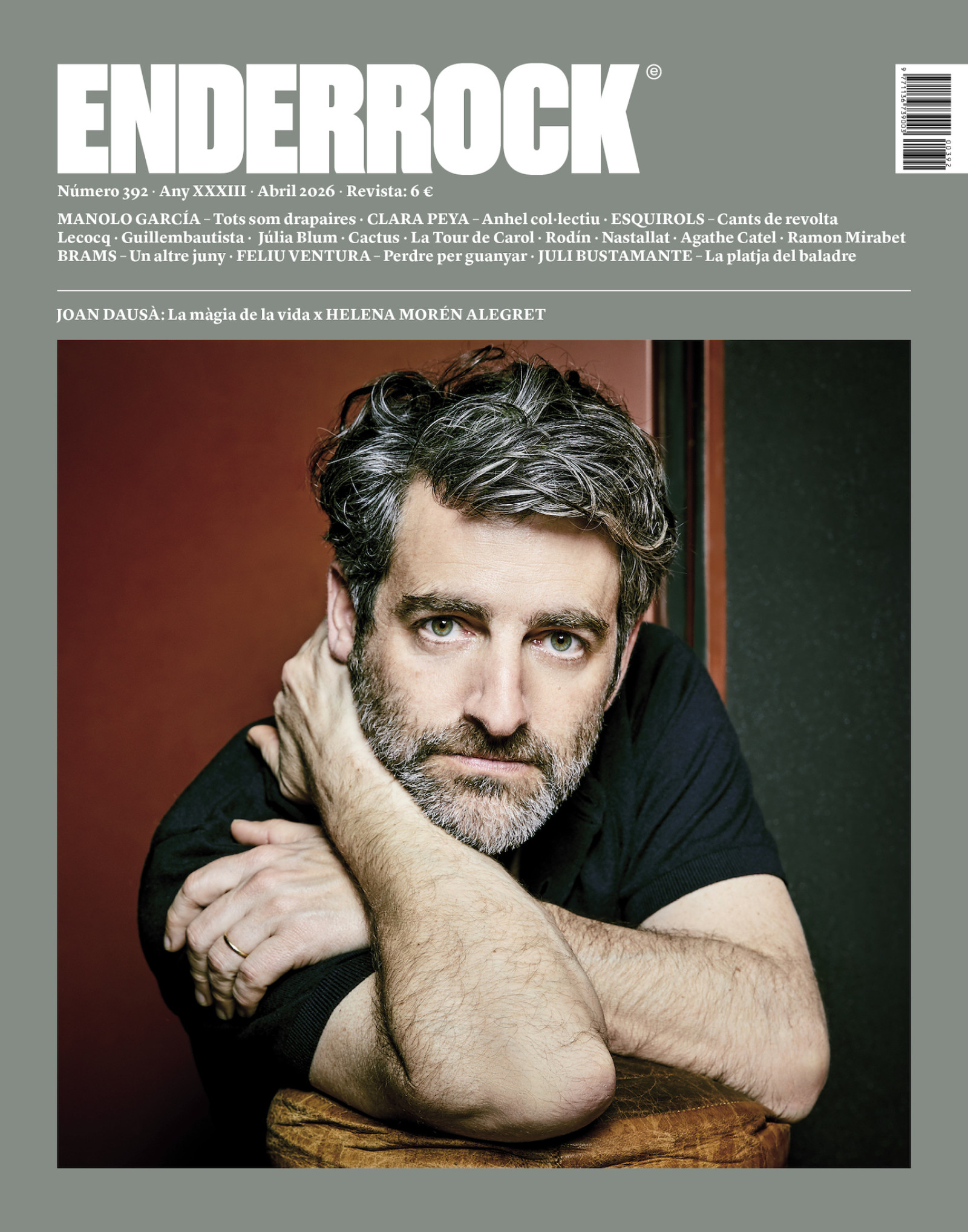 Joan Dausà a la portada de l'Enderrock 392