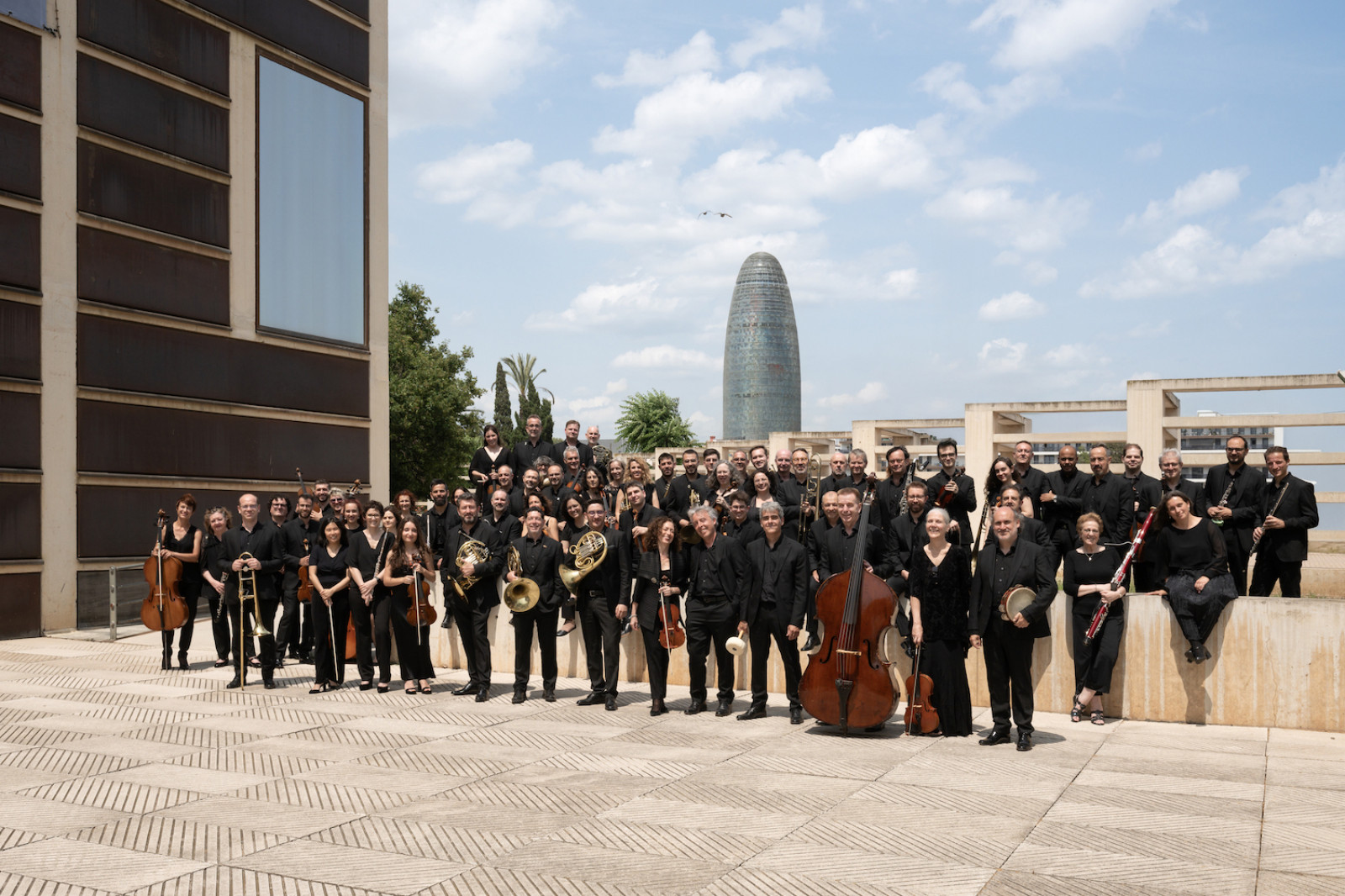 L'OBC al costat de l'Auditori