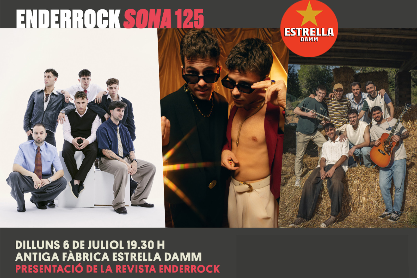 31 FAM, Muniats i SDP509 actuaran a l'Enderrock Sona el pròxim 9 de juny
