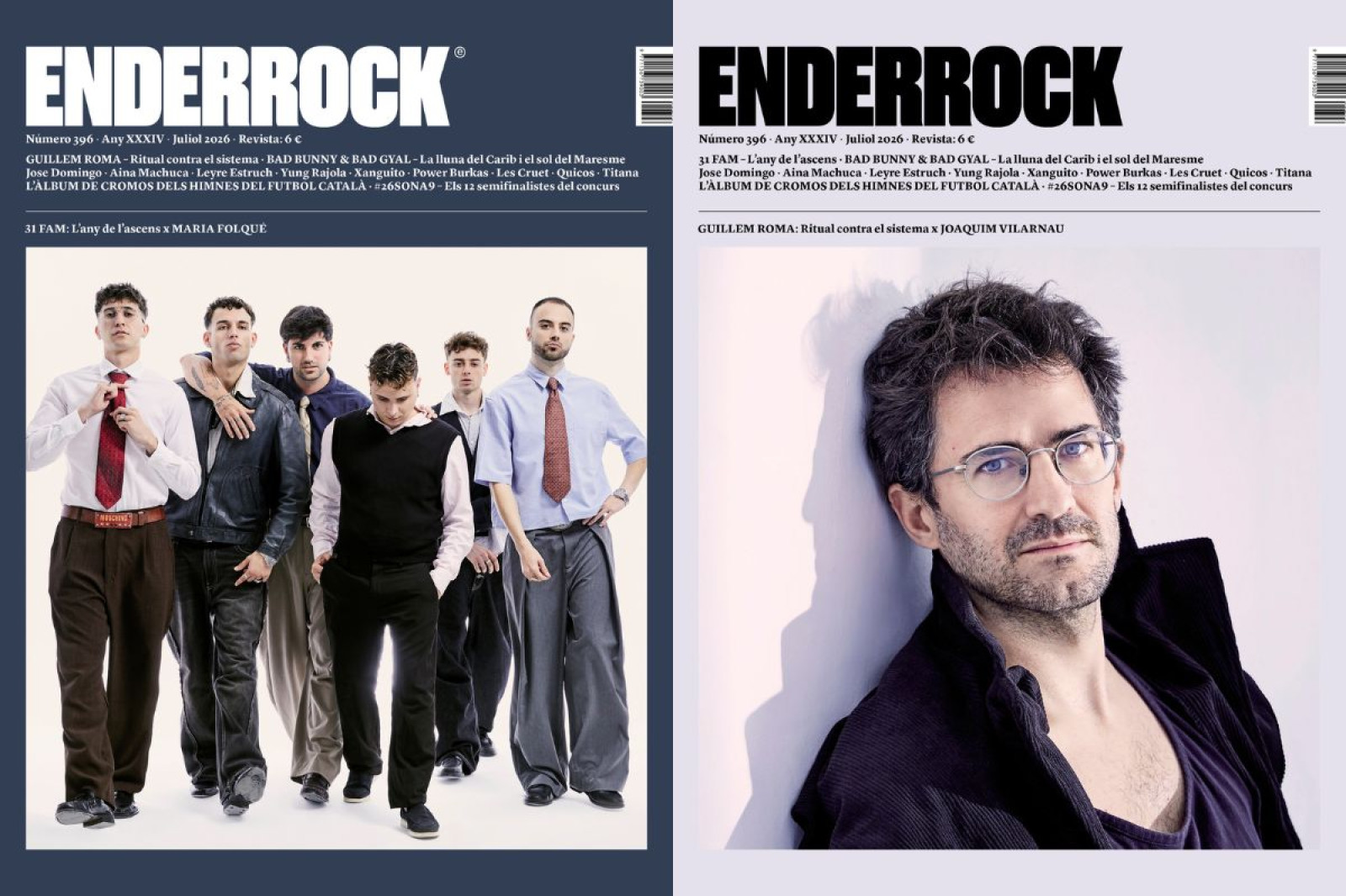 31 FAM i Guillem Roma a les portades de l'Enderrock 396