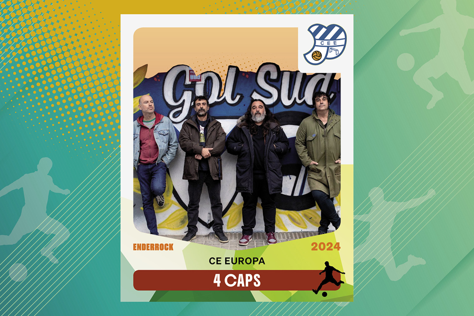 El cromo de 4 Caps