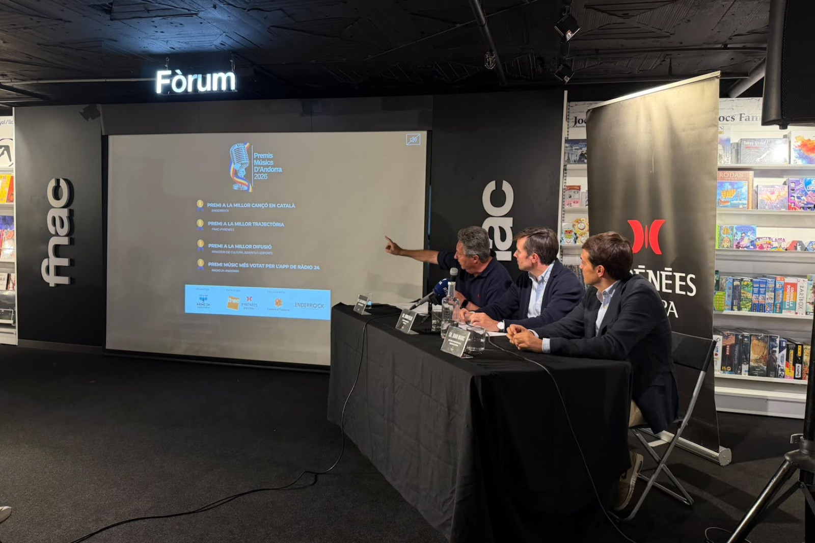 Roda de premsa de presentació dels Premis Músics d'Andorra (15/09)