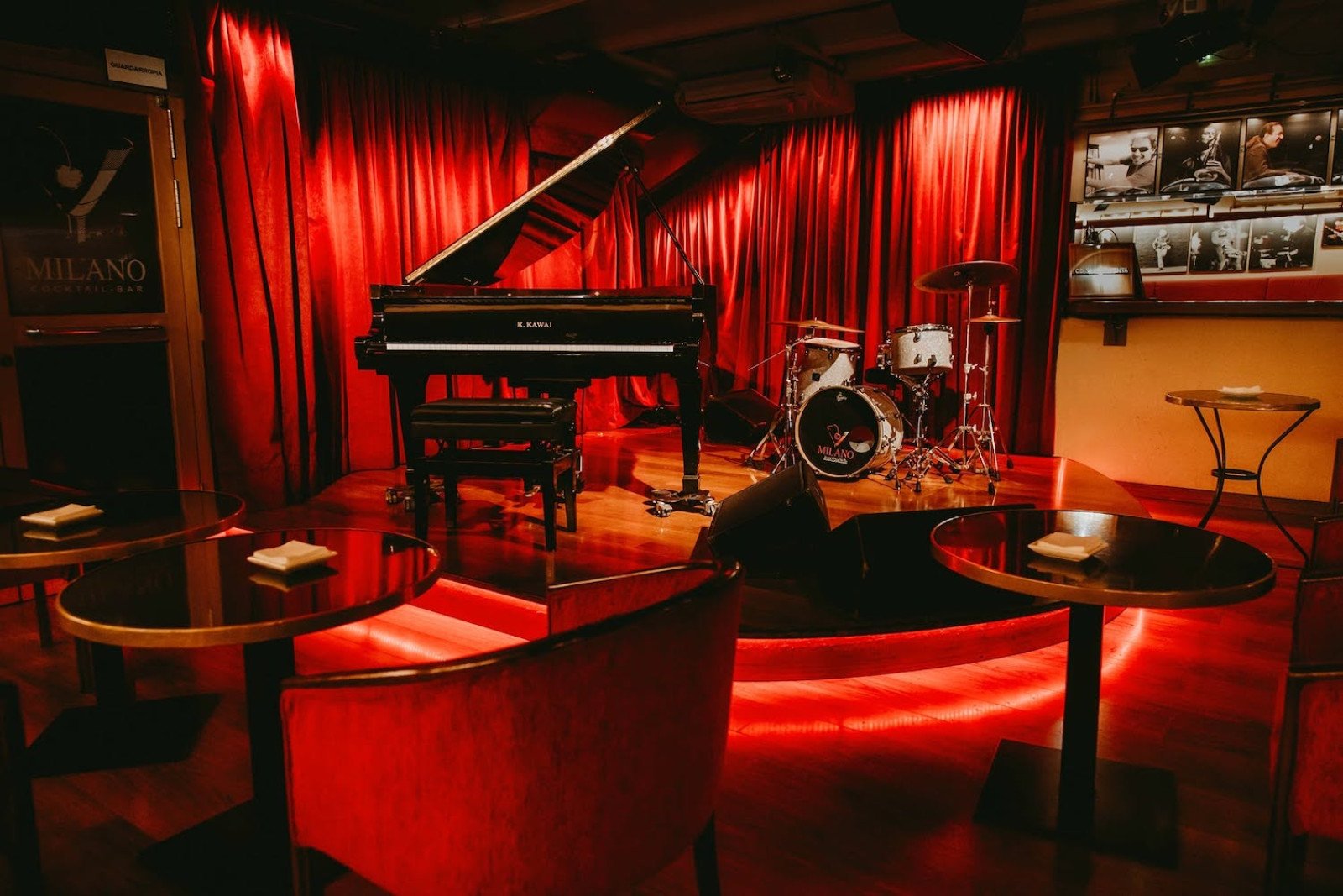 L'interior del desaparegut Milano Jazz Club, en què Guifré va ser director artístic