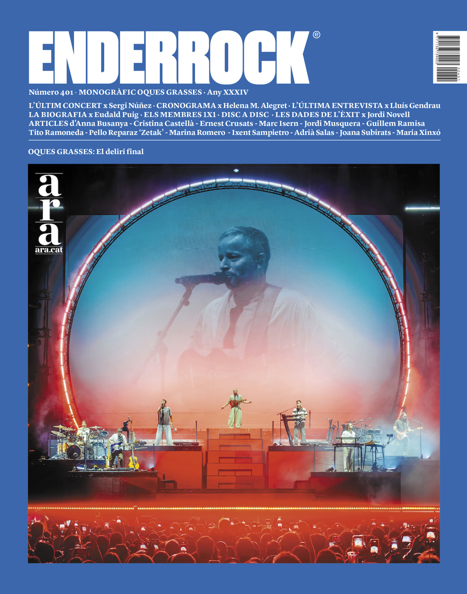 Portada de l'Enderrock 401, especial dedicat a Oques Grasses
